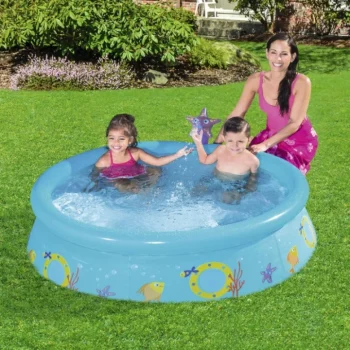 Vrtni Ekspanzijski Bazen S Tušem Za Djecu Fish 152x38 Bestway 2
