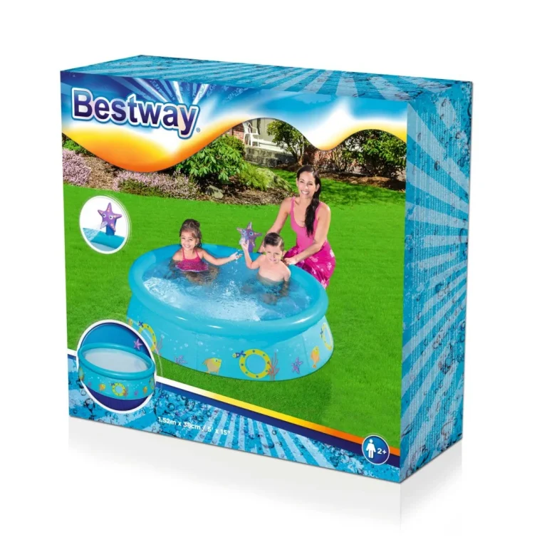 Vrtni Ekspanzijski Bazen S Tušem Za Djecu Fish 152x38 Bestway 4