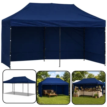 Vrtni Ekspresni šator Paviljon 3x6 M, Tamnoplavi 3