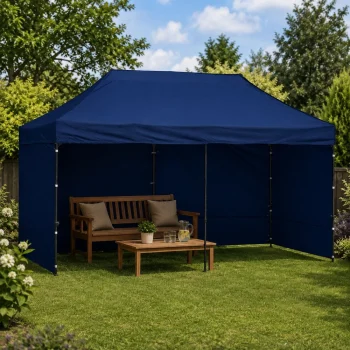 Vrtni Ekspresni šator Paviljon 3x6 M, Tamnoplavi 4