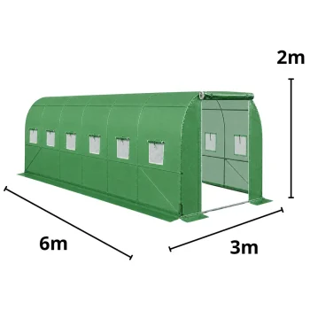 Vrtni Folijski Tunel Za Povrće Pro, 6 × 3 × 2 M, 18 M² 5