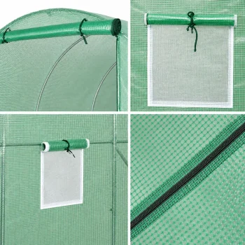 Vrtni Folijski Tunel Za Povrće Pro, 8 × 3 × 2 M, 24 M² 7