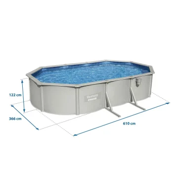 Vrtni Panelni Bazen Za Cijelu Godinu 610x366x122 Cm 13 U 1 Bestawy 56369 9