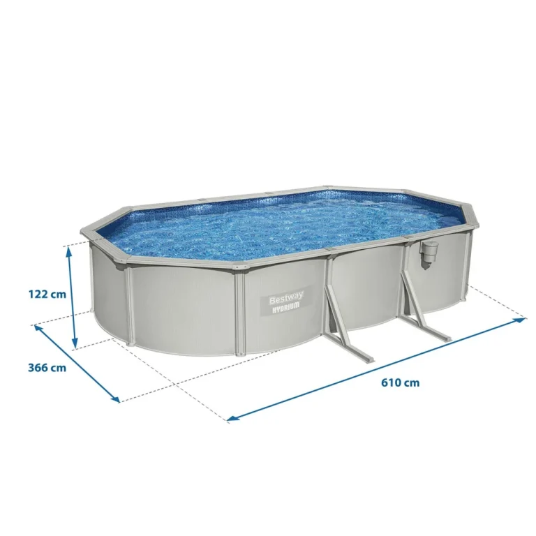 Vrtni Panelni Bazen Za Cijelu Godinu 610x366x122 Cm 13 U 1 Bestawy 56369 9