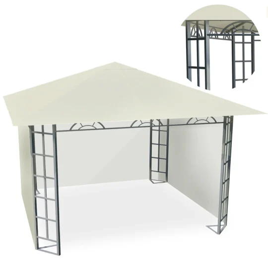 Vrtni Paviljon Plonos 3 × 3 M Bež 4934 1