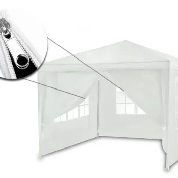 Vrtni Paviljon Plonos 3 × 3 M Bijeli 4936 3