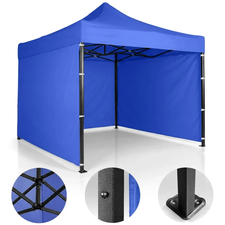Vrtni Paviljon Plonos 3 × 3 M S 3 Zida, Plavi 1
