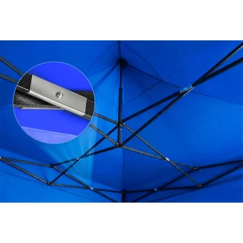 Vrtni Paviljon Plonos 3 × 3 M S 3 Zida, Plavi 8
