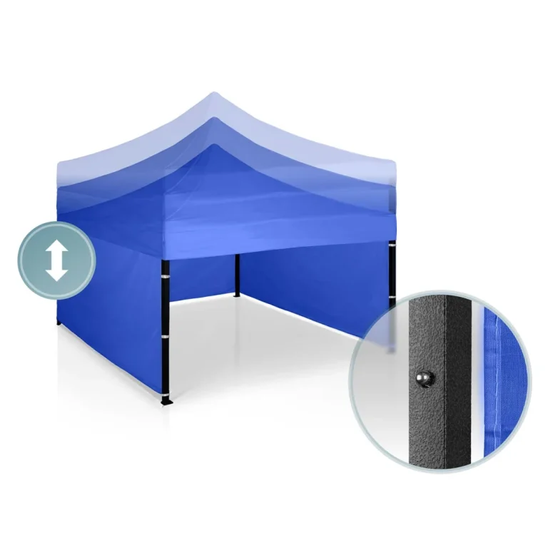 Vrtni Paviljon Plonos 3 × 3 M S 3 Zida, Plavi 9