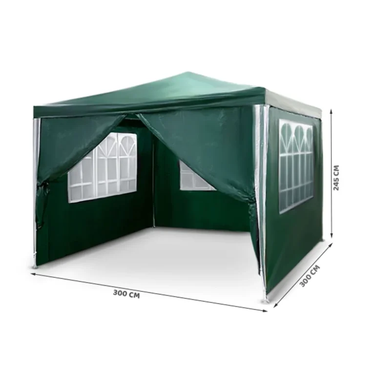 Vrtni Paviljon Plonos 3 × 3 M Zeleni 4935 3