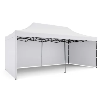 Vrtni Paviljon Plonos 3 × 6 M S 3 Zida, Bijeli 2