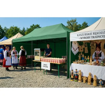 Vrtni Paviljon Plonos 3 × 6 M S 3 Zida, Zeleni 12