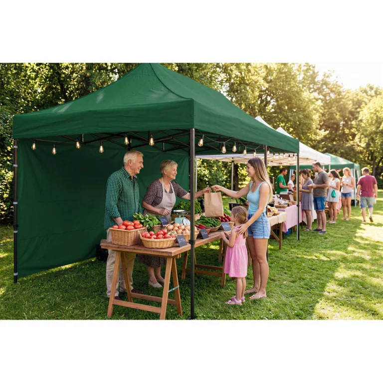 Vrtni Paviljon Plonos 3 × 6 M S 3 Zida, Zeleni 13