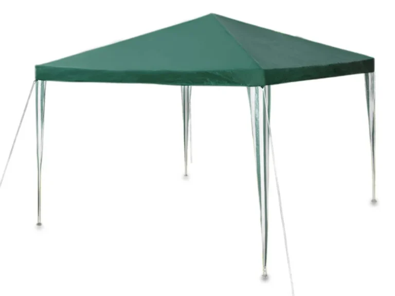 Vrtni Paviljon S 3 Stijenke, 3 × 3 M, Zeleni, Plonos 3