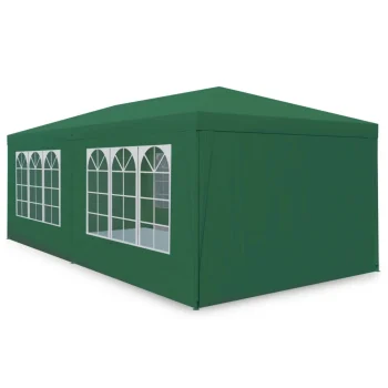 Vrtni Paviljon Sa 6 Stijenki, 3 × 6 M, Zeleni, Plonos 2