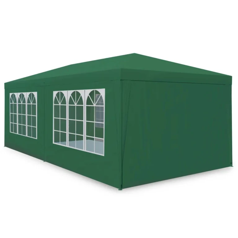 Vrtni Paviljon Sa 6 Stijenki, 3 × 6 M, Zeleni, Plonos 2