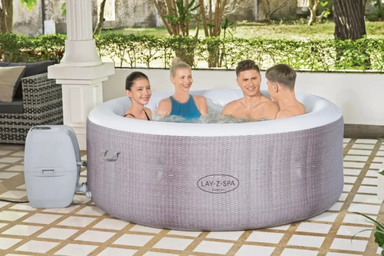 Vrtni Spa Centar Cancun Lay Z Spa Airjet Bestway Za 4 Osobe + Pumpa, Filter + Navlaka 7