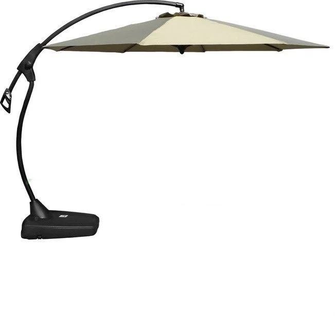 Vrtni Suncobran Ø 350 Cm S Bazom 1