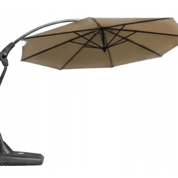Vrtni Suncobran Ø 350 Cm S Bazom 2