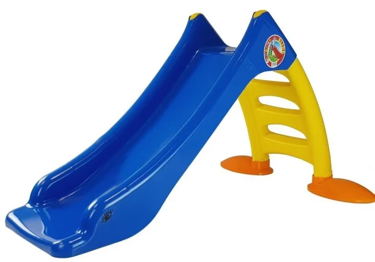 Vrtni Tobogan S 3 Stepenice 130 Cm, Plavi 1