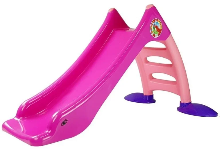 Vrtni Tobogan S Ljestvama 130 Cm, Model 424, Ružičasti 1