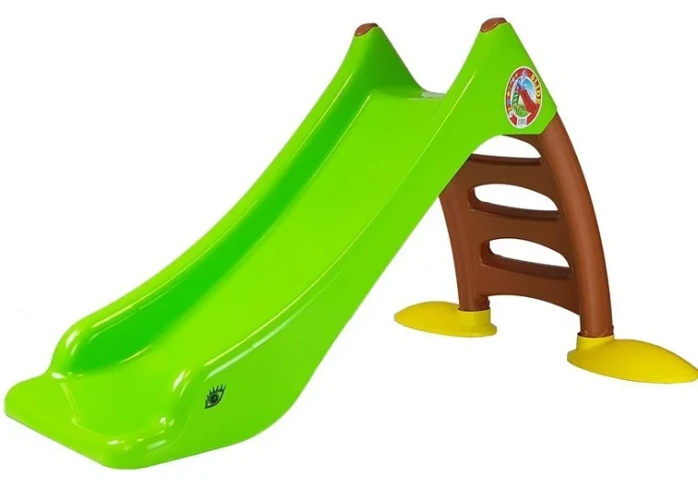 Vrtni Tobogan S Ljestvama Za Djecu 424 Zeleno Smeđi 130 Cm 1