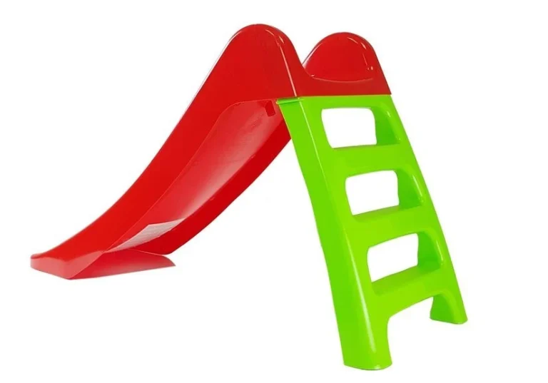 Vrtni Tobogan Za Djecu S Ljestvama S 3 Stepenice, Crveni 116 Cm, 428 4