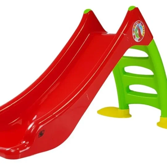 Vrtni Tobogan Za Djecu S Ljestvama S 3 Stepenice, Crveni 130 Cm, 424 1