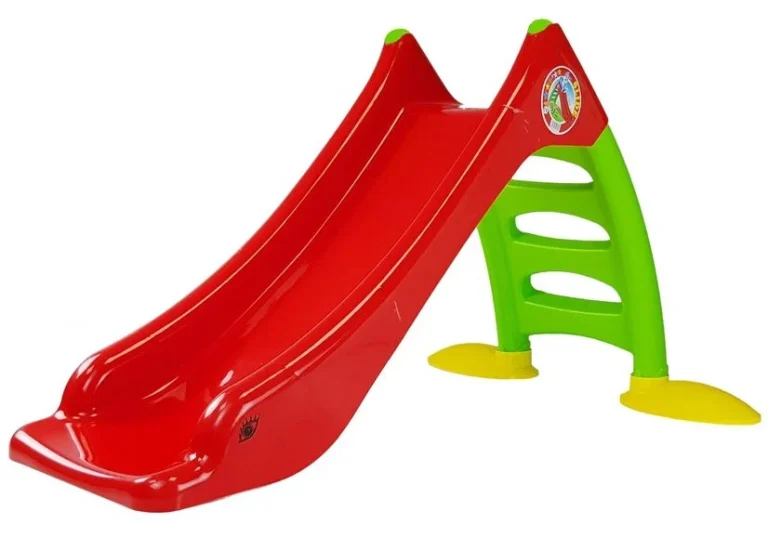 Vrtni Tobogan Za Djecu S Ljestvama S 3 Stepenice, Crveni 130 Cm, 424 1