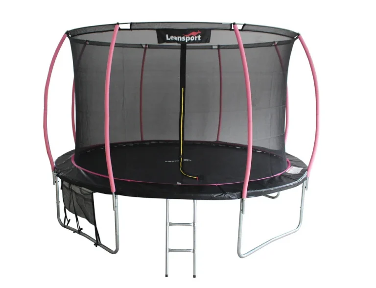 Vrtni Trampolin Lean Sport Max Ø 366 Cm, Crno Ružičasti 1