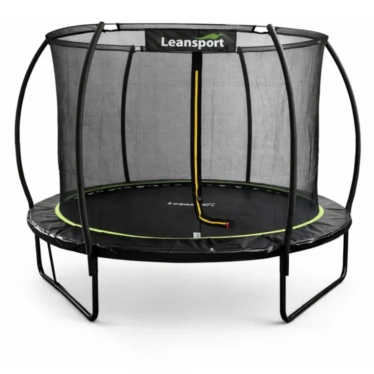 Vrtni Trampolin Lean S Unutarnjom Mrežom Crno Zeleni 183 Cm 6 Stopa 1