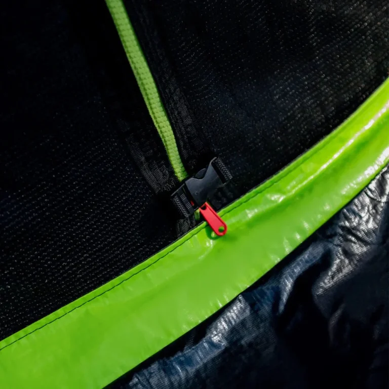 Vrtni Trampolin Lean S Unutarnjom Mrežom Crno Zeleni 252 Cm 8 Stopa 4
