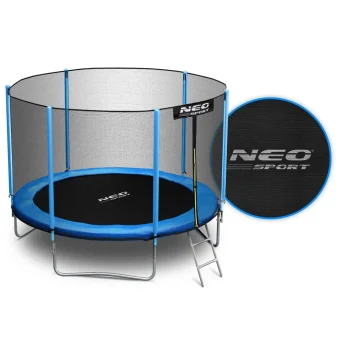 Vrtni Trampolin Neo Sport 183 Cm, 6 Ft, Vanjska Mreža I Ljestve 4