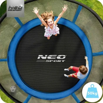 Vrtni Trampolin Neo Sport 183 Cm, 6 Ft, Vanjska Mreža I Ljestve 6