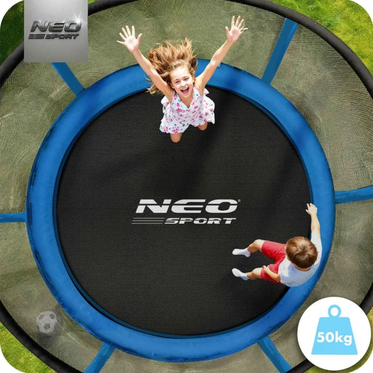 Vrtni Trampolin Neo Sport 183 Cm, 6 Ft, Vanjska Mreža I Ljestve 6