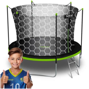 Vrtni Trampolin Neo Sport Ns 06w231 183 Cm, 6 Ft, Unutarnja Mreža I Ljestve 14