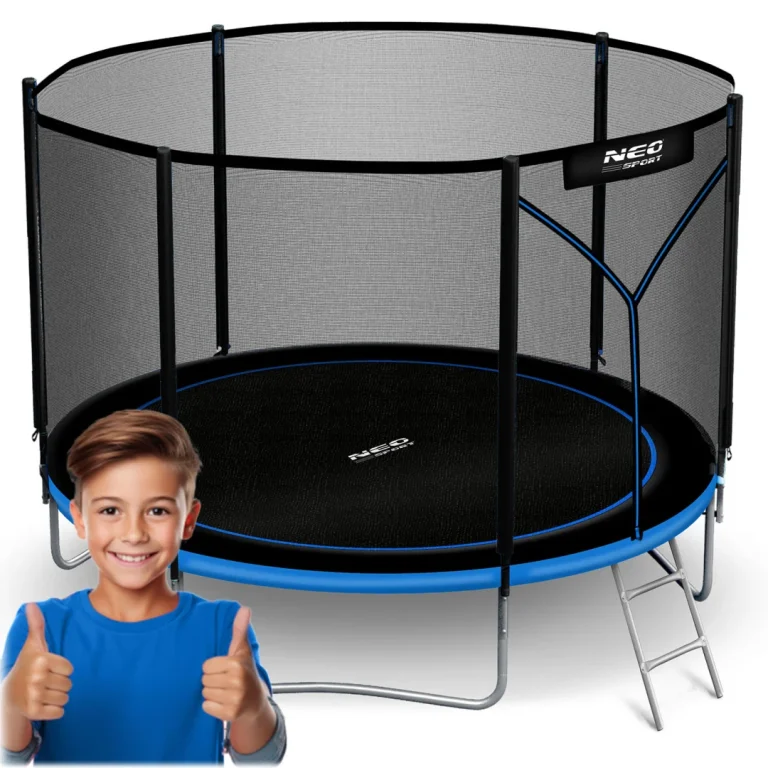 Vrtni Trampolin Neo Sport Ns 06z221 183 Cm, 6 Ft, Vanjska Mreža I Ljestve 14
