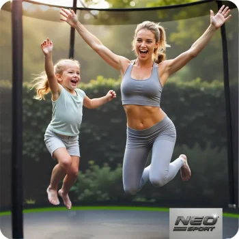 Vrtni Trampolin Neo Sport Ns 06z231 183 Cm, 6 Ft, Vanjska Mreža I Ljestve 3