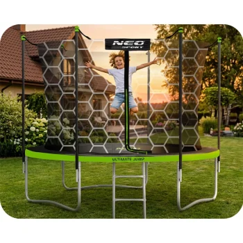 Vrtni Trampolin Neo Sport Ns 08w231 252 Cm, 8 Ft, Unutarnja Mreža I Ljestve 11
