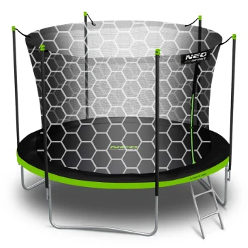 Vrtni Trampolin Neo Sport Ns 08w231 252 Cm, 8 Ft, Unutarnja Mreža I Ljestve 12
