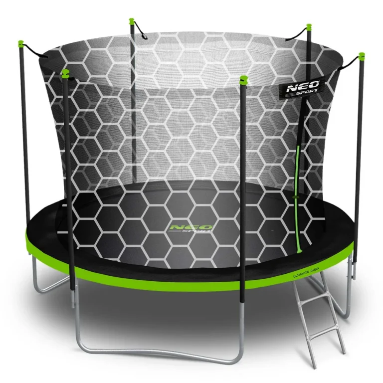 Vrtni Trampolin Neo Sport Ns 08w231 252 Cm, 8 Ft, Unutarnja Mreža I Ljestve 12