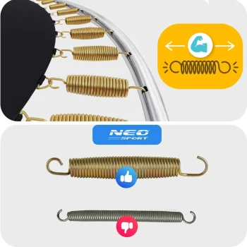 Vrtni Trampolin Neo Sport Ns 08w231 252 Cm, 8 Ft, Unutarnja Mreža I Ljestve 5
