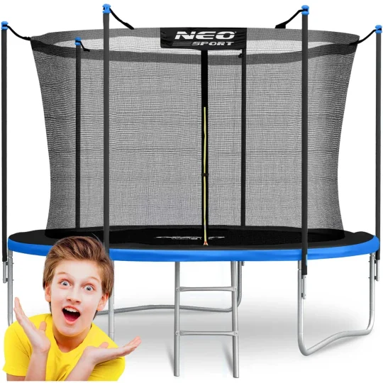 Vrtni Trampolin Neo Sport Ns 08w241 252 Cm, 8 Ft, Unutarnja Mreža I Ljestve 1