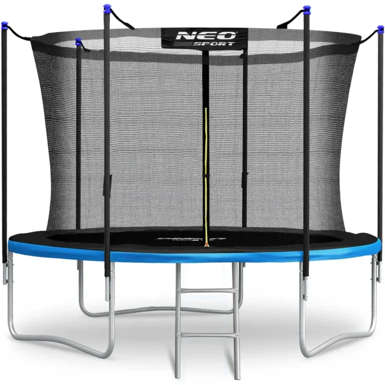 Vrtni Trampolin Neo Sport Ns 08w241 252 Cm, 8 Ft, Unutarnja Mreža I Ljestve 12