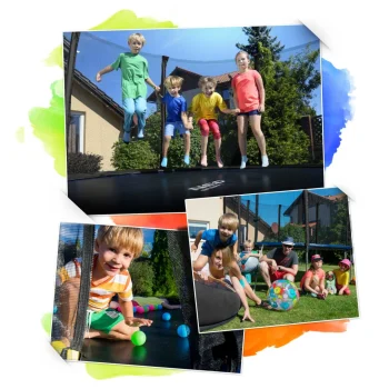 Vrtni Trampolin Neo Sport Ns 08w241 252 Cm, 8 Ft, Unutarnja Mreža I Ljestve 7