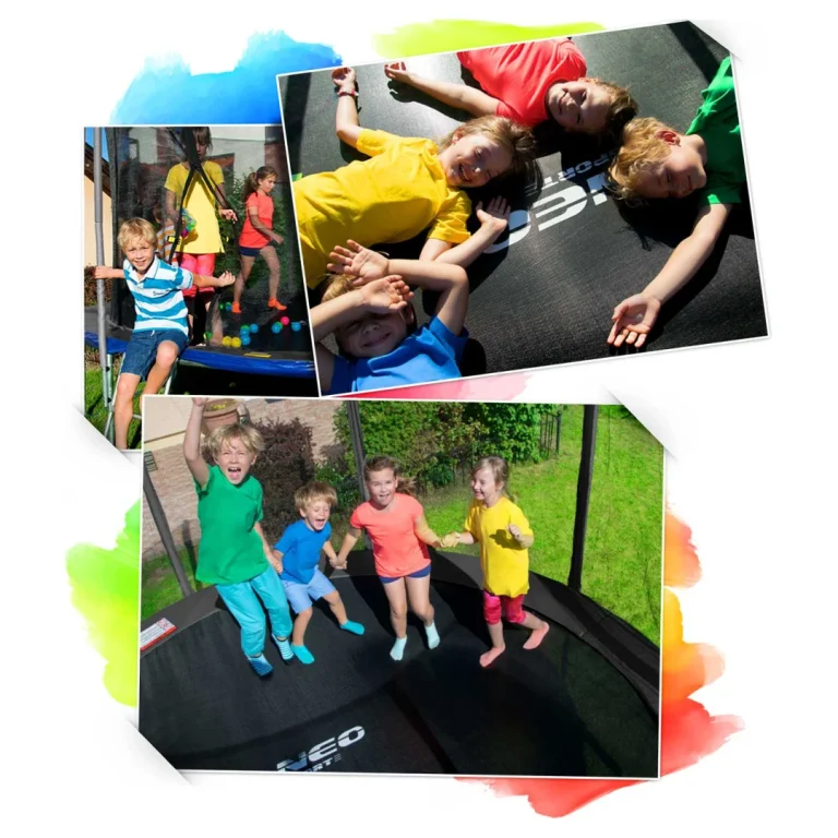 Vrtni Trampolin Neo Sport Ns 08w241 252 Cm, 8 Ft, Unutarnja Mreža I Ljestve 8