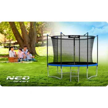 Vrtni Trampolin Neo Sport Ns 08w241 252 Cm, 8 Ft, Unutarnja Mreža I Ljestve 9