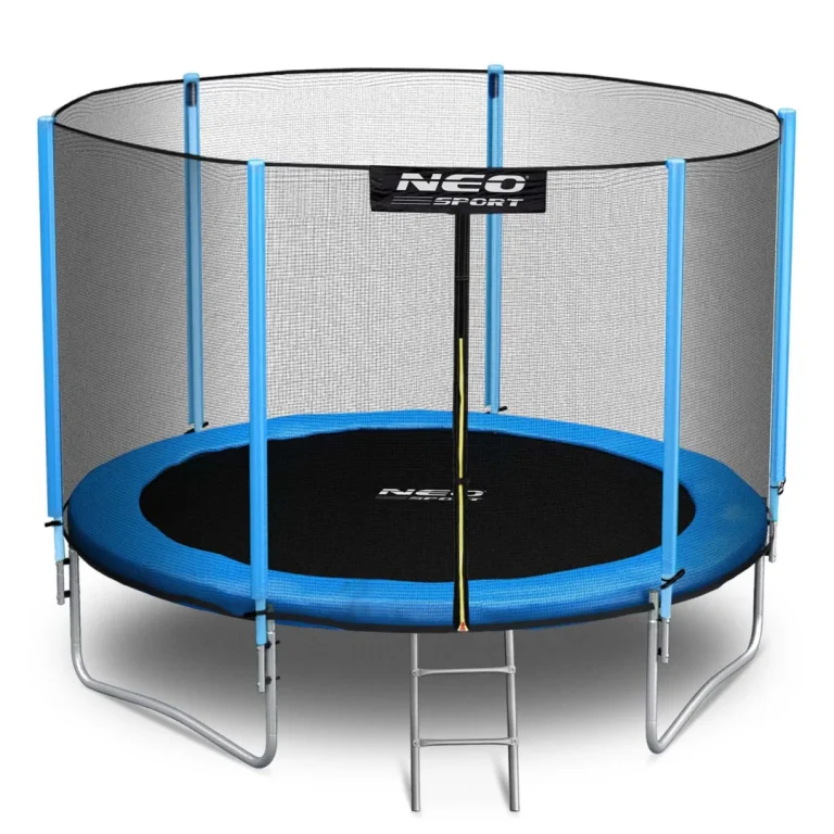 Vrtni Trampolin Neo Sport, Ø 252 Cm (8 Ft), Vanjska Mreža I Ljestve, Plava 1