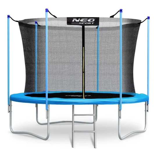 Vrtni Trampolin Neo Sport, Ø 312 Cm (10 Ft), Unutarnja Mreža I Ljestve, Plava 1