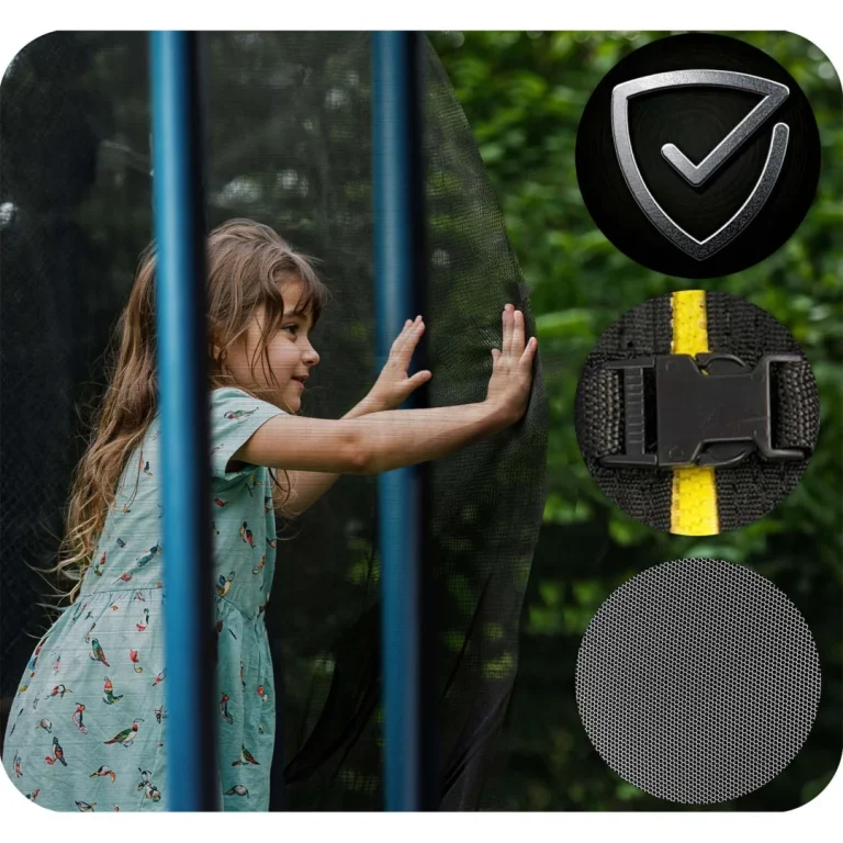 Vrtni Trampolin Neo Sport, Ø 312 Cm (10 Ft), Unutarnja Mreža I Ljestve, Plava 10